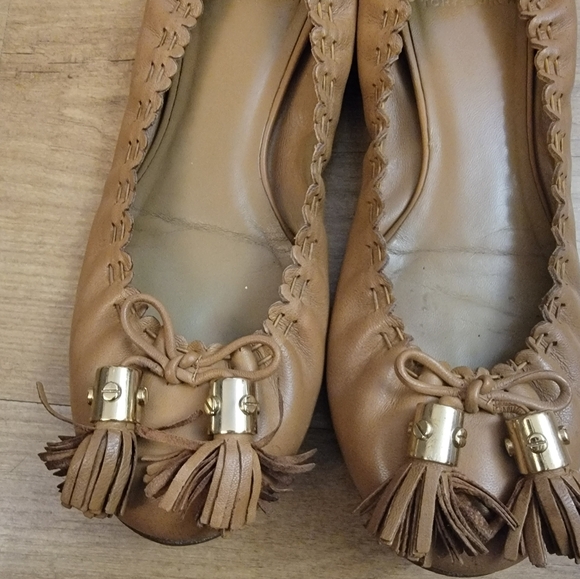 Tory Burch Reese Mestico Tassel Ballet Flats - Picture 7 of 10